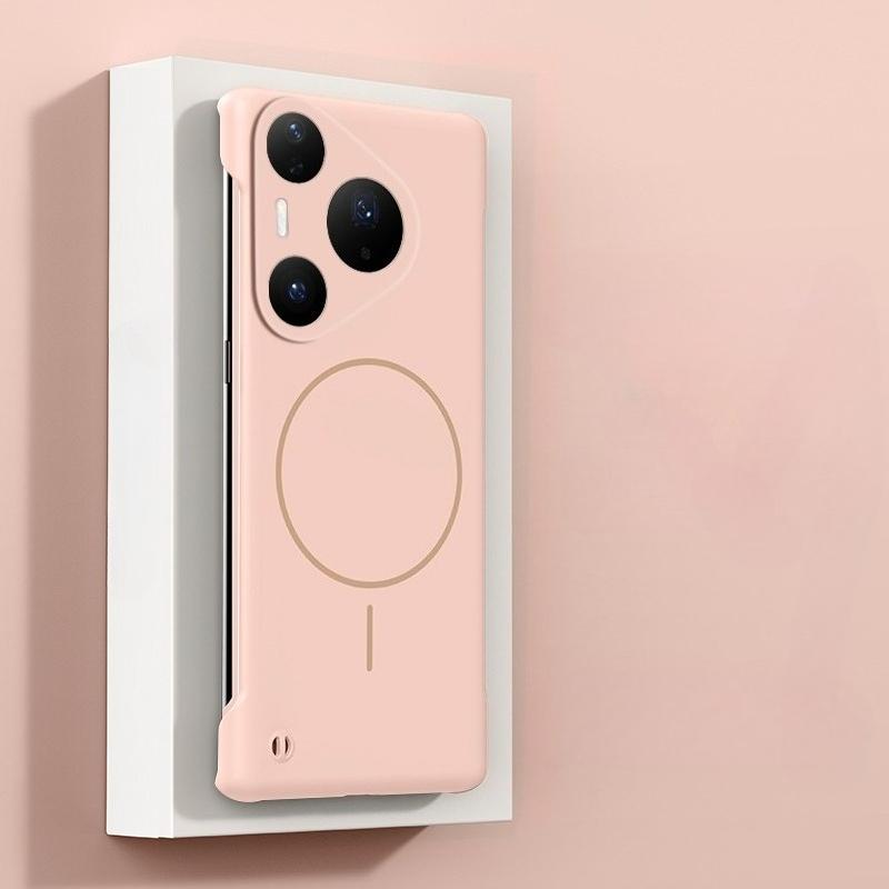 Для Magsafe Ультратонкий чехол для HUAWEI Pura 80 Pro Plus Матовый Твердый ПК Беспроводная зарядка Задняя крышка для Huawei Pura 80 Ultra
