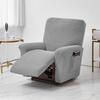 Split Jacquard Recliner Cover Elastic Lazy Boy Chair Sofa Covers Stretch Spandex Couch Slipcovers Armchair Case Solid Color