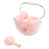 Bluetooth Earbuds Multifunction Stylish HiFi Stereo Sound Intelligent Noise Cancellation Wireless Gaming Headphones Pink