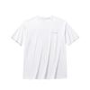 Loose Letter Stripe Print Comfortable Simple Round Neck Breathable Short Sleeve T-Shirt Men Tops Snow-White 152538114-1