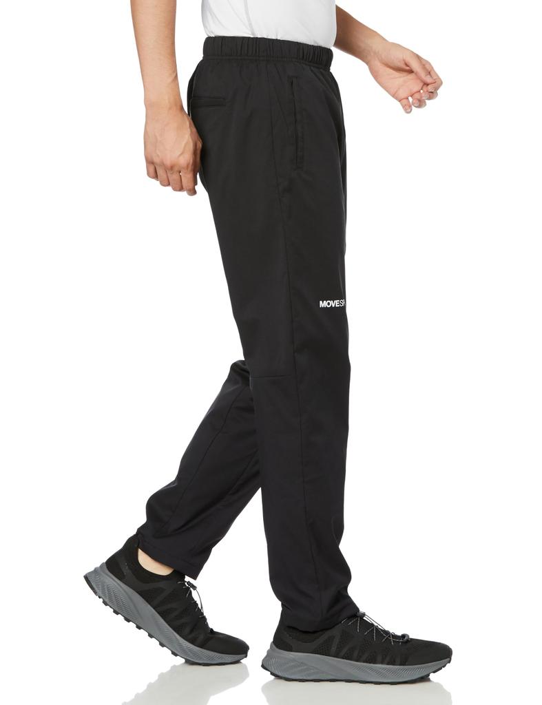 Windbreaker Descente Tapered Pants Lightweight Thermal Training Running BK XO [Move Sports] (DMMWJG31)