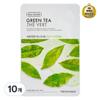 Grinded Green Tea Mask Sheet 20g, 10 Pieces, 1 Piece