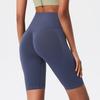 New Seamless High Waisted Fitness Shorts, Women's Peach Hip Lifting Sports Pants, Running Dry Yoga Pants