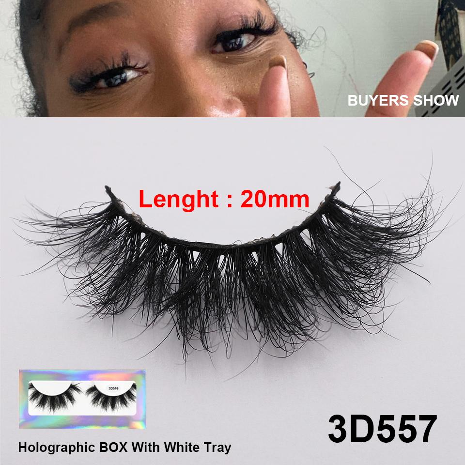 RED SIREN Накладные ресницы Норковые Пушистые Натуральные False Eyelashes 16мм 18мм Без Жестокости Многоразовые Раскрытые Норковые Ресницы Роскошный Макияж