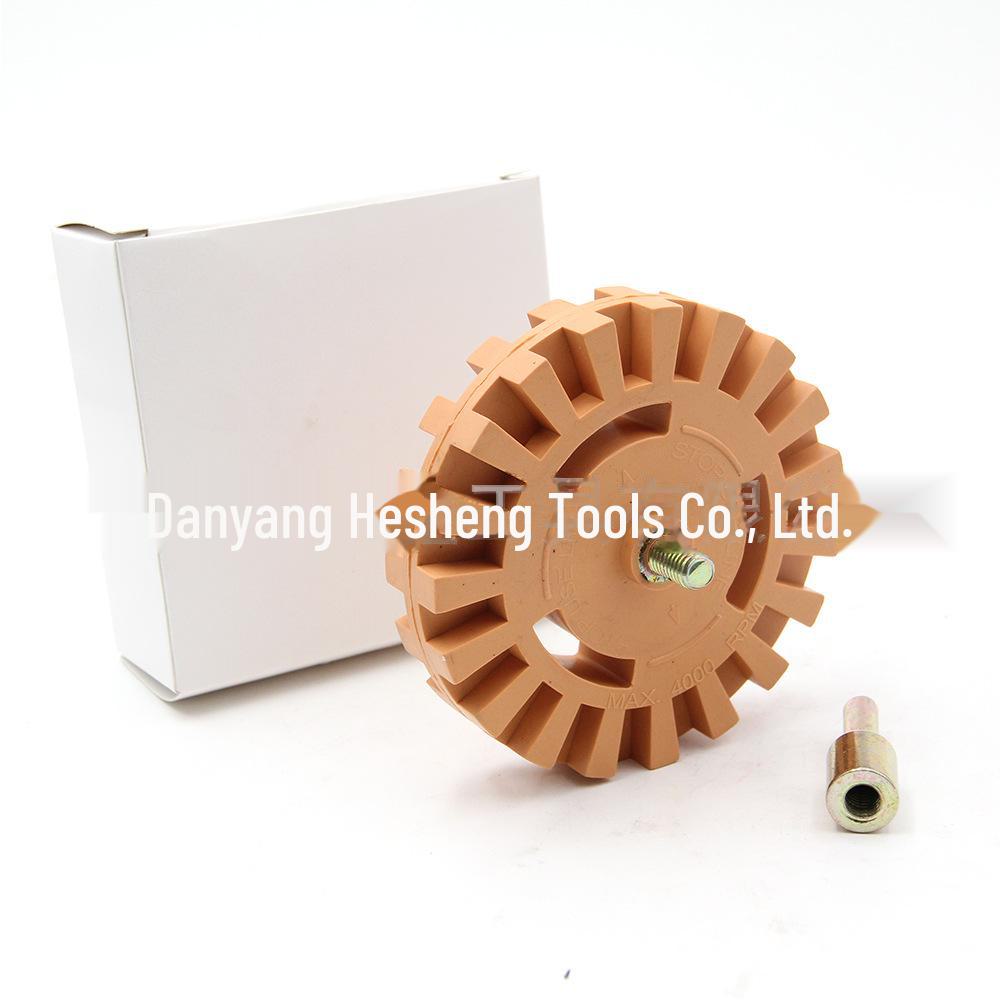 4-дюймовый пневматический диск для удаления клея, 20-мм резиновый шлифовальный круг для полировки автомобильных шин.