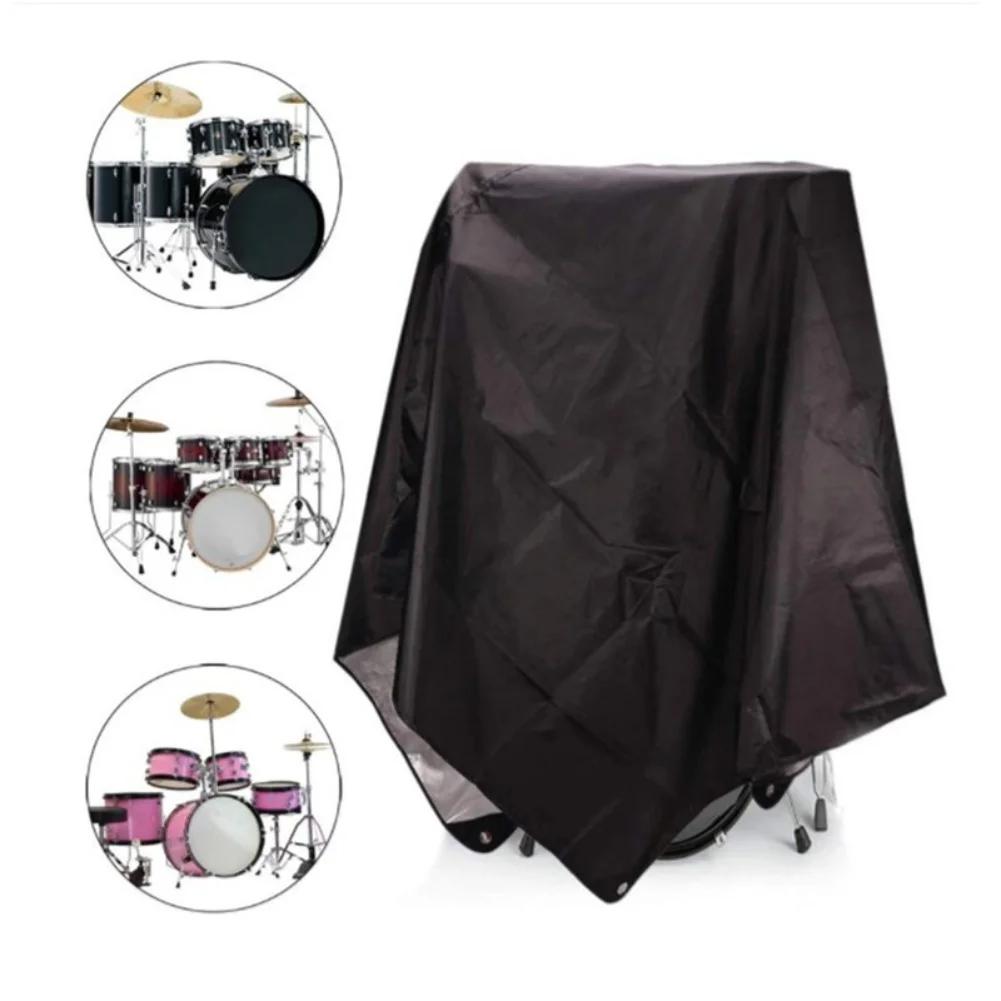 420D Oxford Cloth Waterproof Drum Set Cover for Protection Against Environmental Elements for Various Drum Sizes