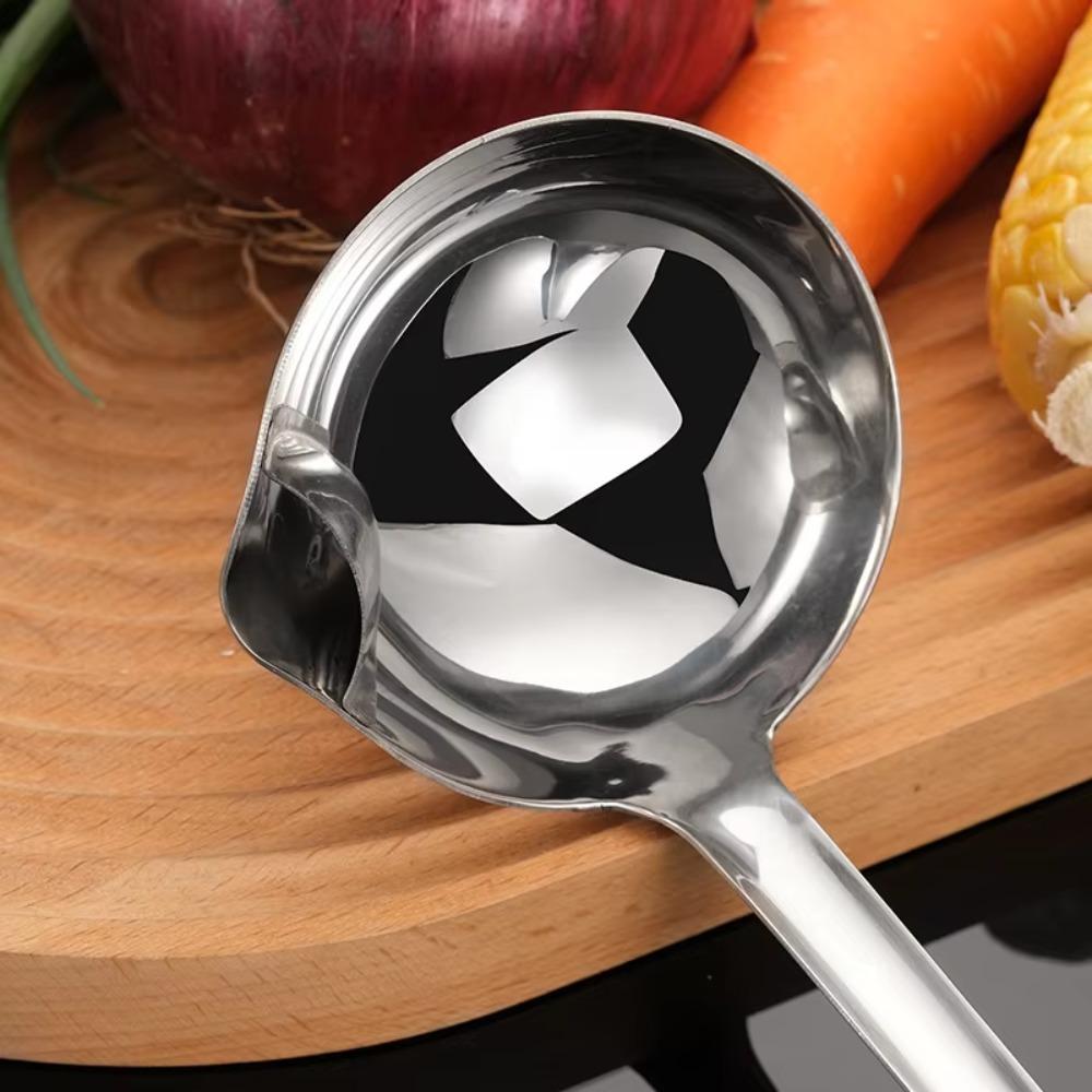 Ложка-дуршлаг из нержавеющей стали, дуршлаг для супа, кухонный подливочный жир, сепаратор для супа, йогурт, масло, шумовка, ложка, кухонные принадлежности