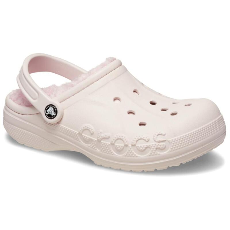 Crocs Baya флис удобные и универсальные шлепанцы мужские розовые