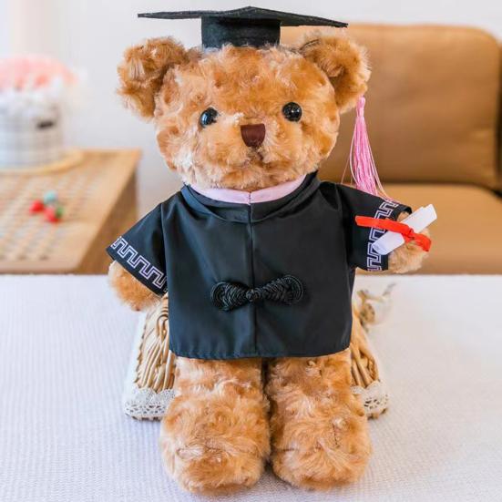 30 см кукла выпускное платье комплект с кисточками шляпа диплом DIY плюшевая игрушка хлопковая кукла бакалаврская форма академическое платье наряд одежда подарок для любителей кукол