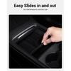 For Tesla Model Y/3 Center Console Organizer Tray Armrest Storage Box Hidden Cubby Drawer Fit 2021-2024 Model Y 2021-2023 Model3