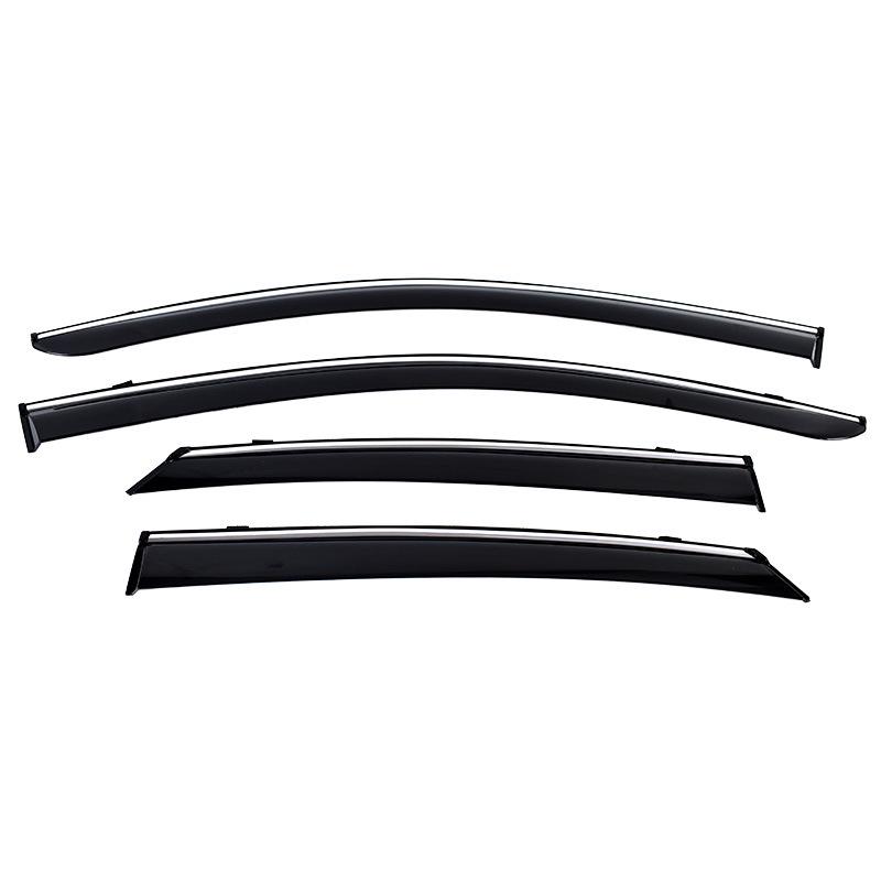 Toyota Avalon Black Window Sun Rain Deflectors - Exterior Trim Modification Parts