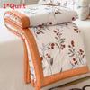 Lightweight Airy Summer Flower Printing Duvet With Quilting For Bedroom Student