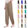 Настроить - Женские зимние однотонные брюки полной длины, длинные спортивные брюки