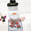 New Cute Christmas Toilet Seat Covers Creative Santa Claus Bathroom Mat Xmas Supplies for Home New Year Navidad Gift Decor