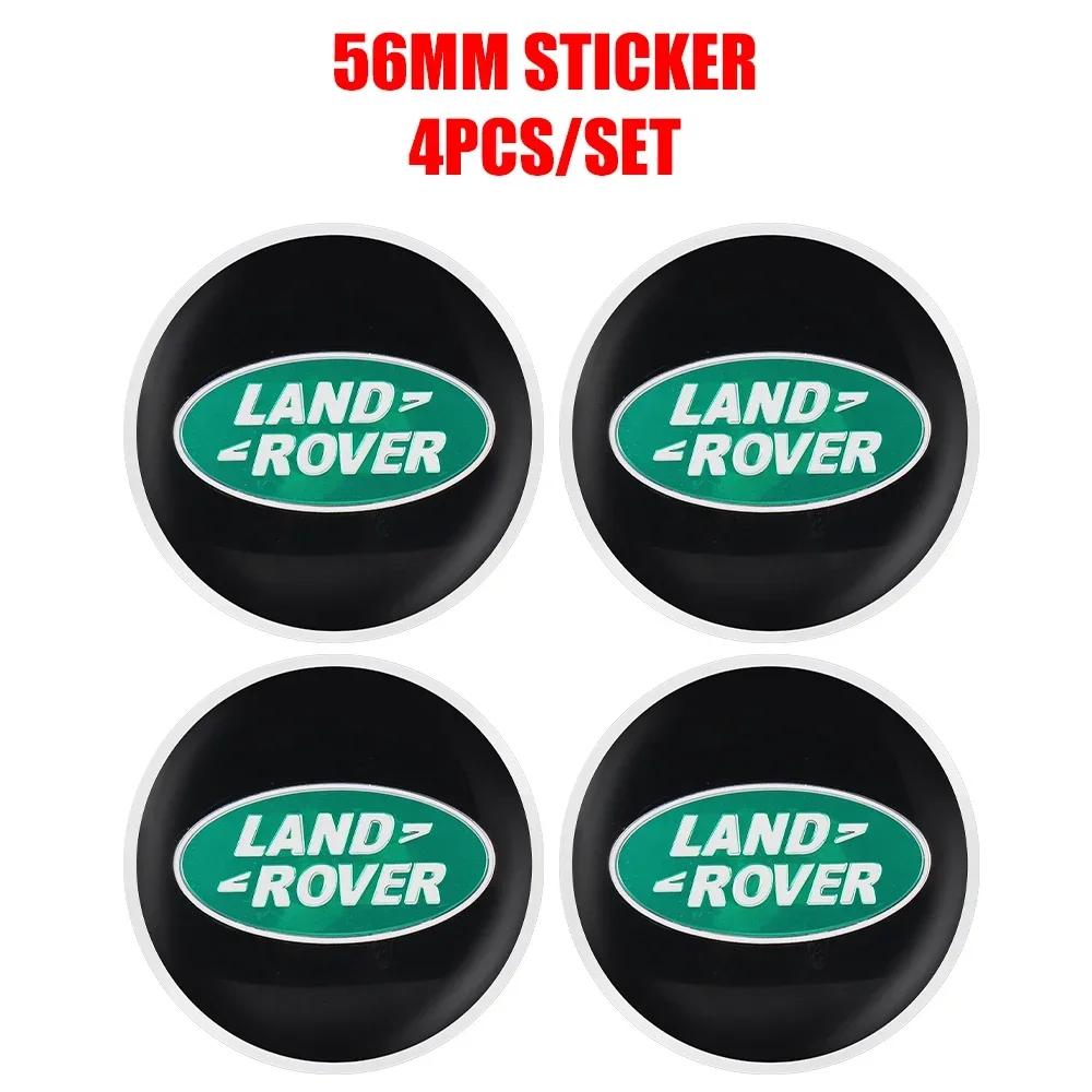 For Land Rover Range Rover SVR 2 Evoque Discovery 3 Freelander 56mm Car Wheel Center Hub Cap Tire Cover Sticker Decoration