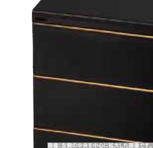 Outdoor Lunch Box Made In 3 Shichifuku X X J-kitchens (Lunch Box) Japan, Tiers, 6-inch, Design, Black, 18.2cm 18.2cm 15.7cm