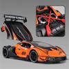 1/24 Lamborghini Essenza SCV12 сплава спортивная модель автомобиля литые металлические игрушечные транспортные средства коллекция моделей автомобилей имитация звука света детский подарок