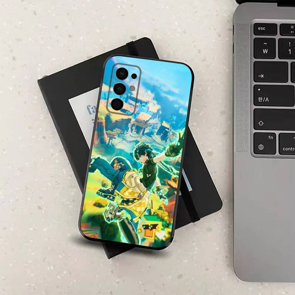 G-Genshin Impact K-Kinich Для Samsung Galaxy A53,31,52,72,41,22,73,32,71,Note,J7,8,9,5G Мягкий Черный Силиконовый Чехол для Телефона