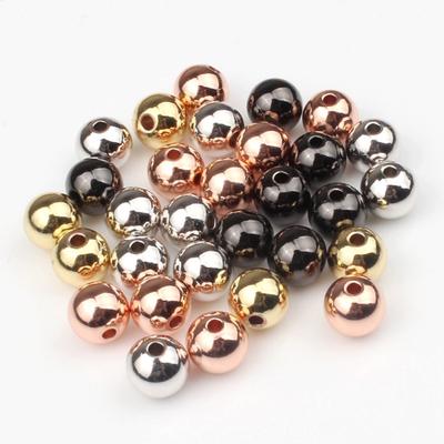 3 мм 4 мм 5 мм 6 мм 8 мм 10 мм металлические необработанные латунные круглые бусины DIY бусины с отверстиями для изготовления ювелирных изделий