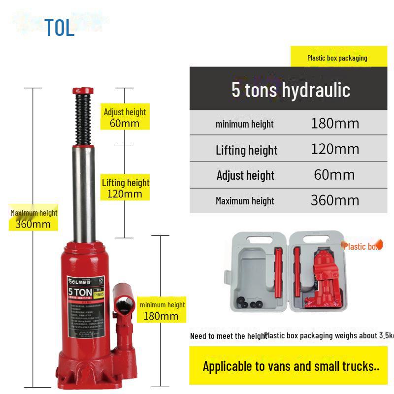 Гидравлический автомобильный домкрат для замены шин на бездорожье (2Т/3Т)