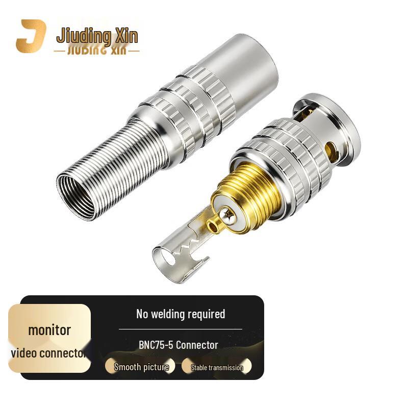 BNC 75-5 SDI Q9 Male Coaxial Cable Connector