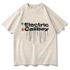Футболки Electric Callboy Мужские/женские 100% Одежда Распространенная Уличная Одежда Футболки Дышащие Футболки с Круглым Вырезом Короткий Рукав