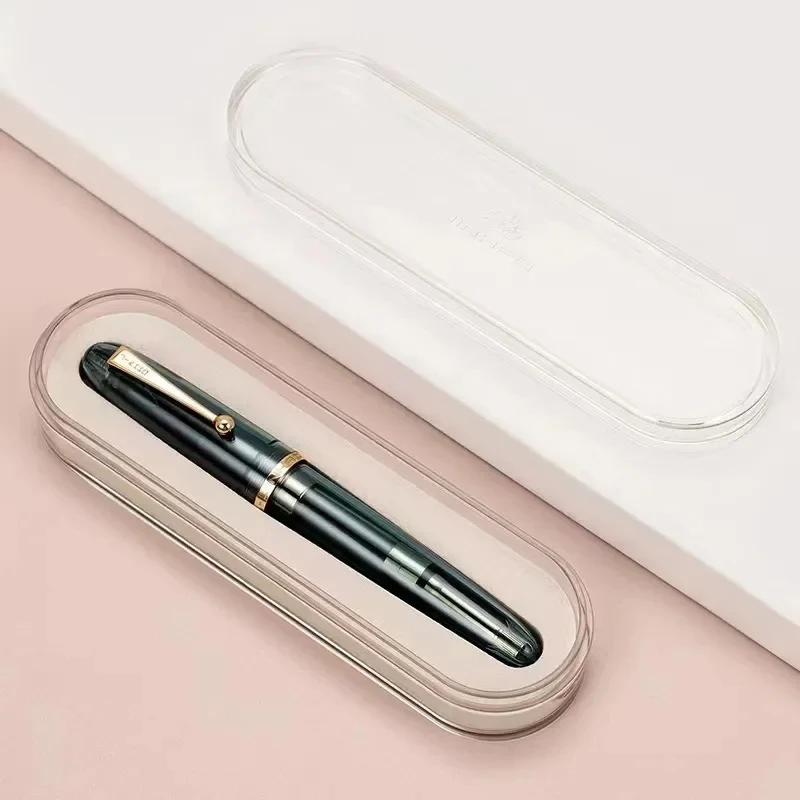 Роскошная перьевая ручка JinHao 9019 Dadao Акриловая прозрачная вращающаяся ручка Перо 40 мм Канцелярские товары Офисные школьные принадлежности Пишущие ручки