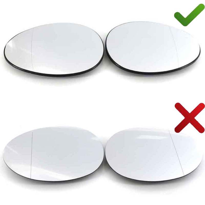 Left Right Car Heated Wing Rear Mirror Glass For BMW Mini R55 R56 R57 R58 R59 R60 R61 2007-2014 51162755625 51162755626