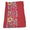 Embroidered Flower Scarf Cotton Women Long Wrap Bandana Scarves Girl Shawl Gift