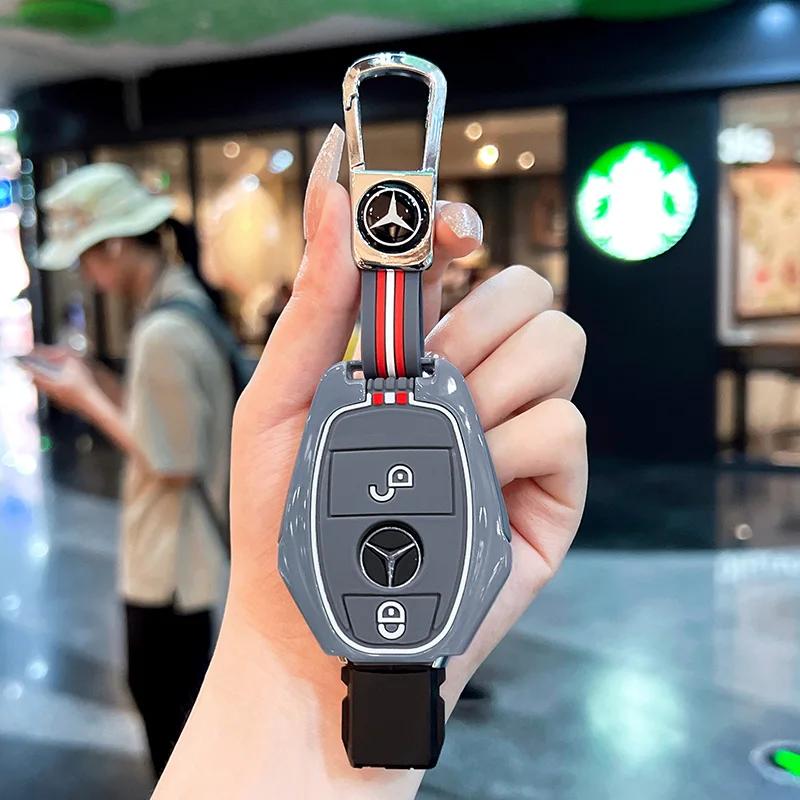 SFX1 Key Case Cover 2/3Button Shell Fob for Mercedes Benz W204 W463 W176 W251 W205 A200 A260 A C R G Class GLA CLA GLK GLC CLS