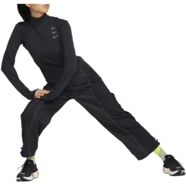 Nike REPEL RUNNING DIVISION Женские вязаные спортивные штаны Черные FB7826-010