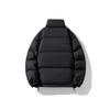 Winter Thick Warm Cotton Puffer Jacket Men Women Solid Color Casual Stand Collar Hoodless Coat In Multiple Colors