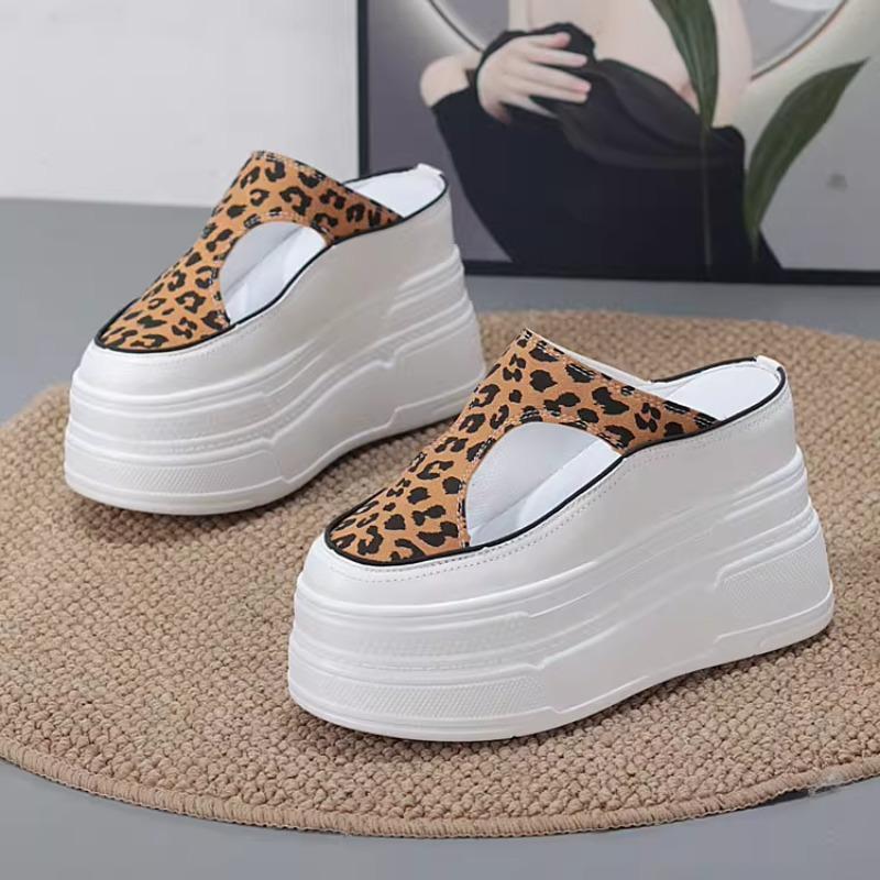 Fashion 7CM 11CM Platform Sneakers for Women Slip On Platform Slippers Flip Flop Women Casual Shoes Wedge Heel Women Summer Shoes