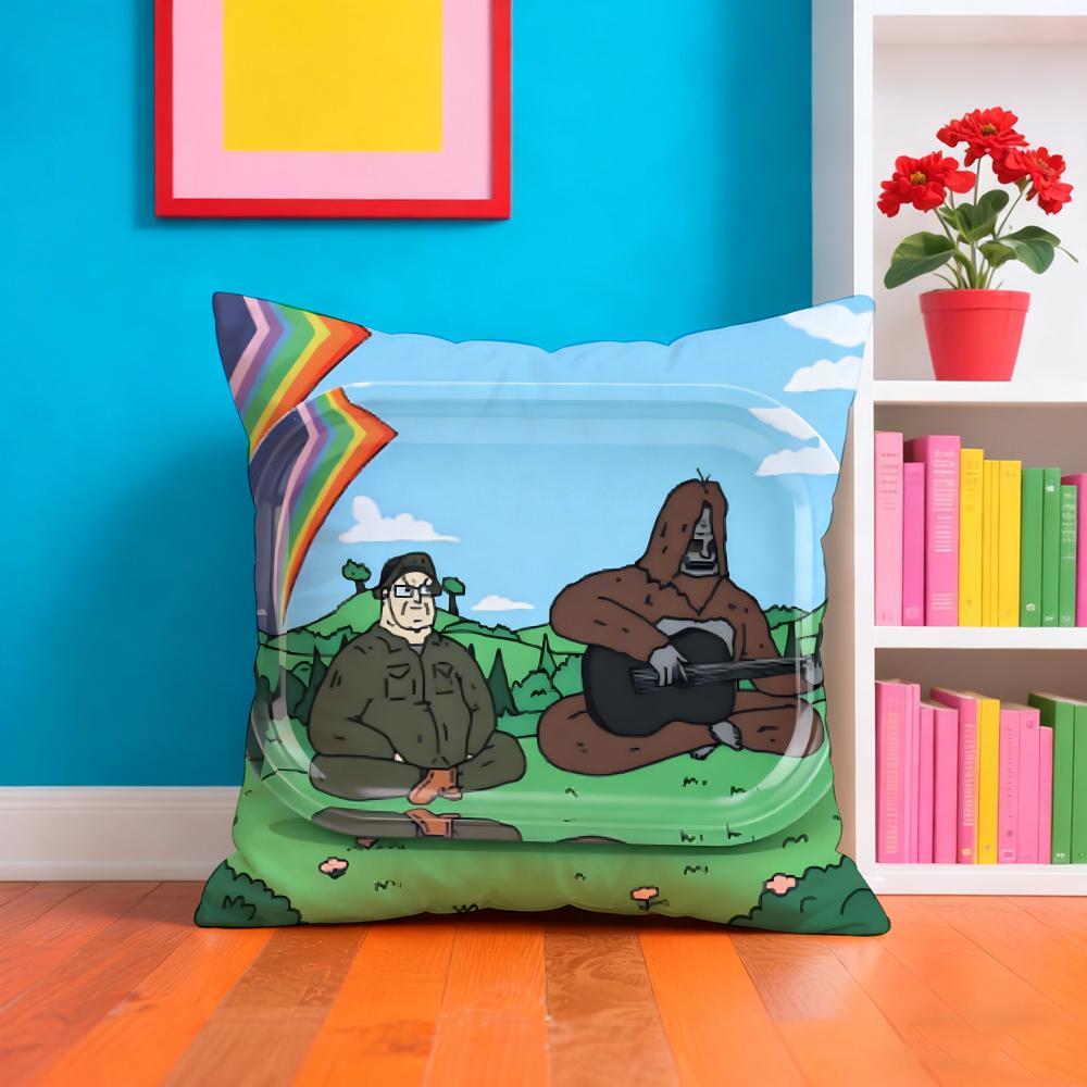 The BBig Lez Show COMEDY Pillow Case Pillow Case Plush Fabric Soft Double Sided Print Home Sofa High Quality Cushion