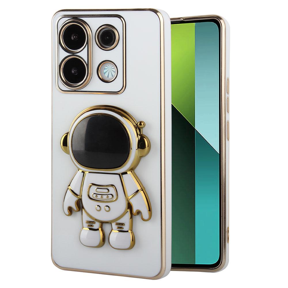 Case for Xiaomi Redmi Note 13 Pro 5G, Astronaut, white + 9H Tempered Glass