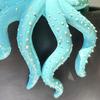 Flowerpot Pendant Blue Octopus Resin Decorative Hanging Planter Home Office Ocean Theme Desktop Decor