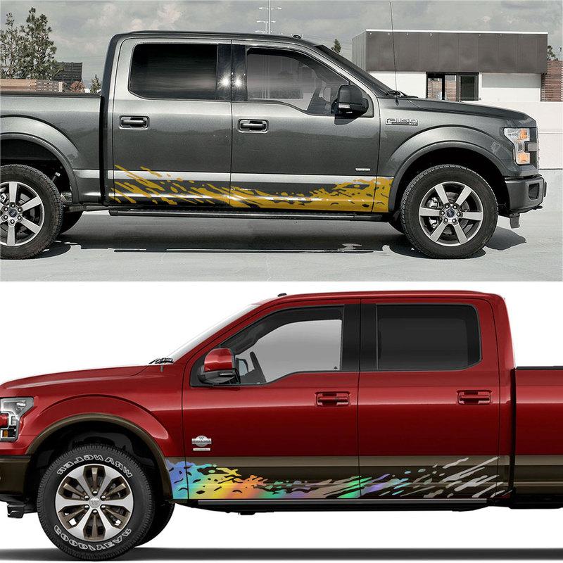 Наклейка на пикап для Ford Ranger Toyota Hilux Nissan Frontier Dodge RAM Maxus T60 Универсальный Декор Автомобиля Наклейка Чехол Аксессуары для Авто