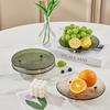 1/2PCS Living Room Snack Tray Ripple Tray Nuts Candy Dried Fruit Tray Snack Storage Tray Tripods for More Stability
