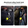 Multi-function Keychain Light 5 Modes 90 Degrees Foldable Adjustable USB Rechargeable Outdoor Camping Hiking Hanging Lamp Emergency