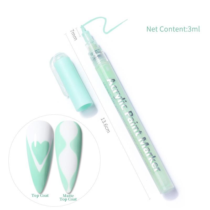 3 мл акриловая краска гель-лак для ногтей ручка один шаг лак для ногтей гель-карандаш розовый гель-лак для дизайна ногтей