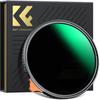 Concept 67mm Black Mist Lens Variable ND 28 Layer Nano Coating On Both Mildew Oil Scratch Resistant K&F ND2-ND400 & 1/4 Filter, Filter, 2in1,