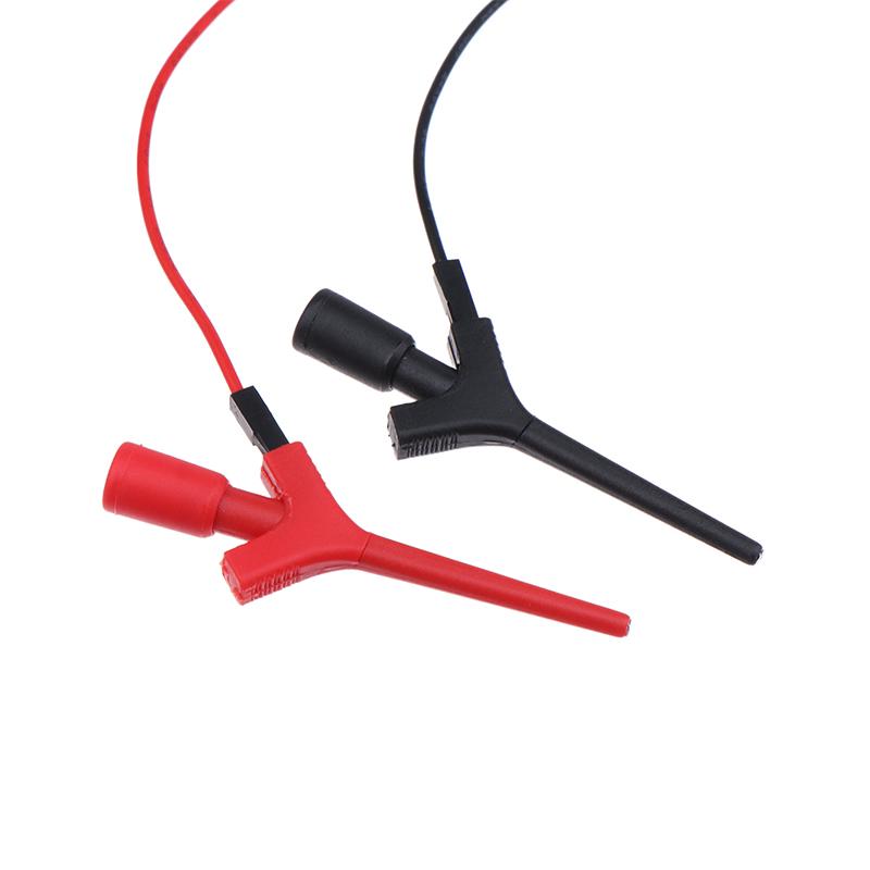 1 комплект SMD Ic Test Hook Clip Test Probter Внутренняя пружина Силиконовый кабель Тестовые провода мультиметра Кабель 2 мм гнездо Ic Test Clip