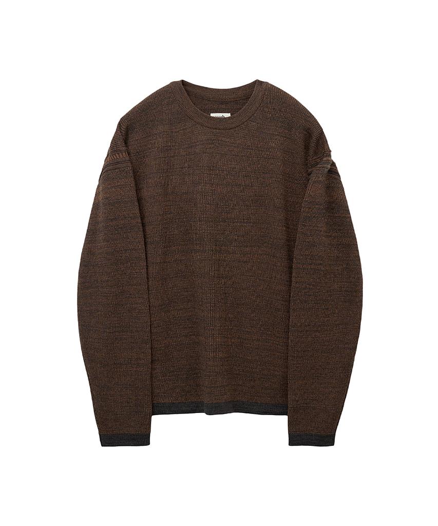 Leopeusaideu Grain Sweater Brick