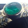 other  #14(JP Size) ring green K18 yellow gold Women