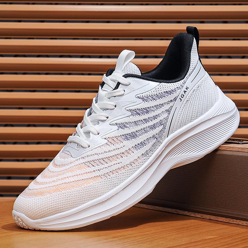 Men's Mesh Breathable Spring and Autumn Casual Shoes Sports Non-slip Walking Shoes Comfortable Fashion Lace-up Running Shoes