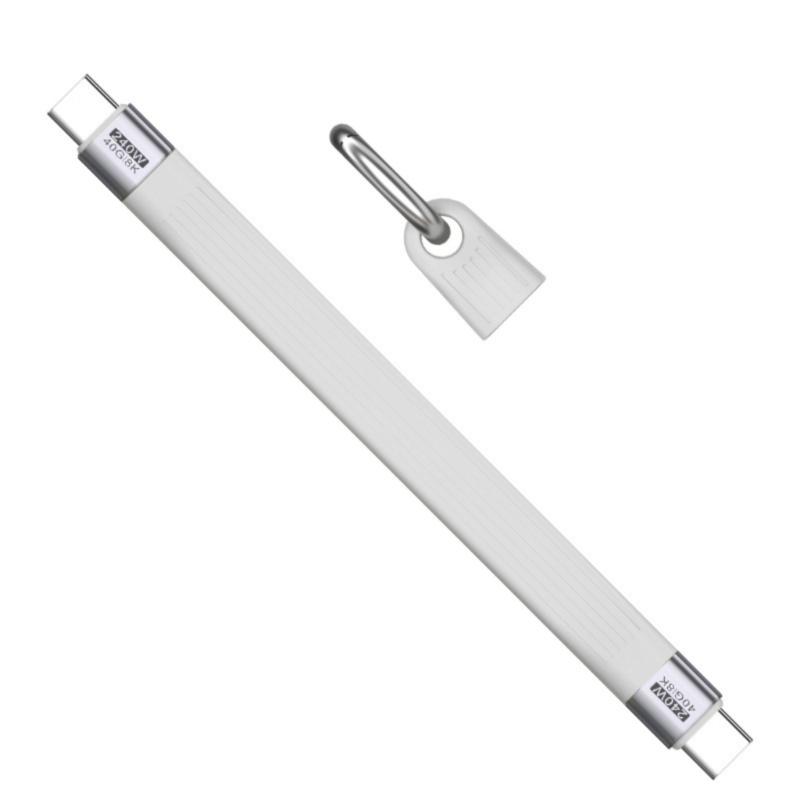 Гибкий ленточный кабель Type C — Type C 240 Вт Power Delivery Быстрая зарядка 40 Гбит/с Передача данных 8K Поддержка