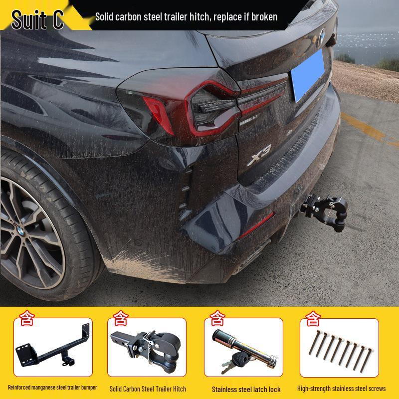 Усиленная фаркопная система для BMW X-Series (X5, X6, X1, X3, X4) и буксировочный кронштейн Rogue