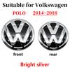 For Volkswagen Polo 2014-2018 Car Logo Emblem Badge Decoration Sticker Front Grille Rear Trunk Auto Exterior Styling Accessories GSVWY1 