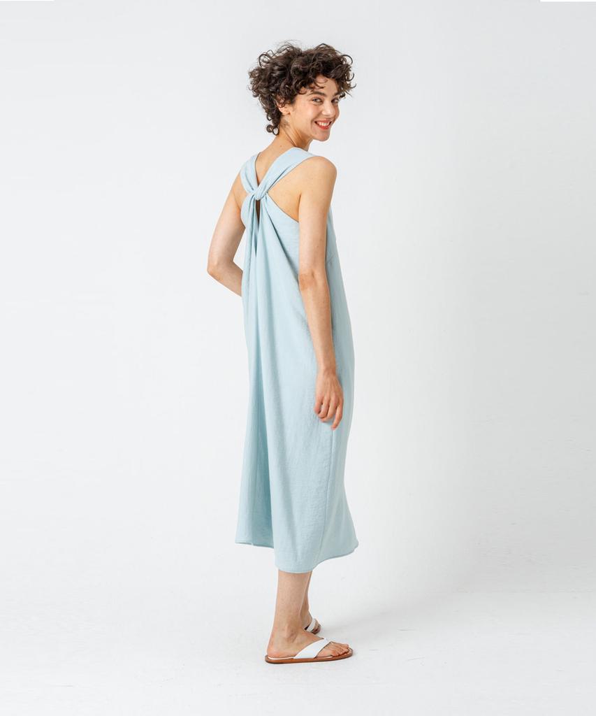 Page Back Twist Dress_Mint