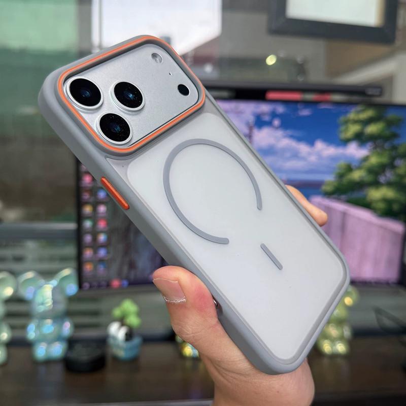 Защитный чехол-крышка для iPhone 17 Pro Max, противоударный, матовый, с магнитом